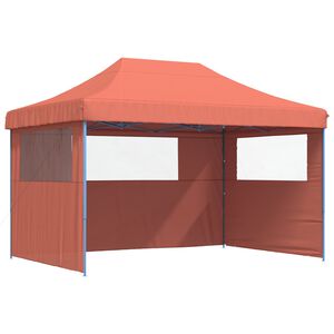 vidaXL Partyt&auml;lt 279 x 410 x 315 cm Terracotta Oxford Tyg