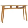 vidaXL Konsolbord 120x35x75 cm massiv teak