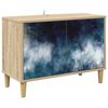 vidaXL TV-sk&aring;p RAALTE 69 x 33 x 50 cm Sonoma-ek Konstruerat tr&auml;