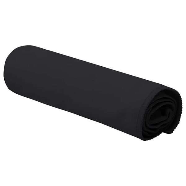 vidaXL Sporthanddukar 2 pcs Svart 50 x 30 cm Polyester och polyamid