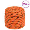 vidaXL B&aring;tlina orange 16 mm 250 m polypropylen