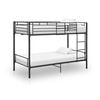 vidaXL V&aring;ningss&auml;ng svart metall 90x200 cm