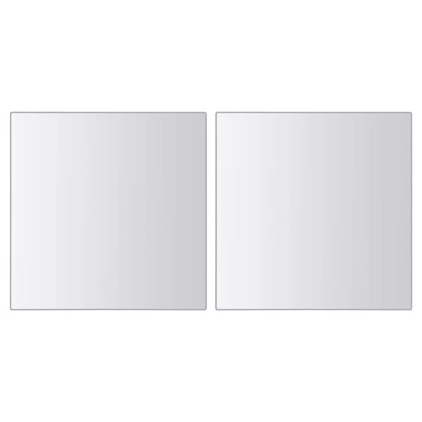 vidaXL Spegelplattor 48 st fyrkantig spegelglas