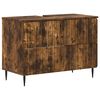 vidaXL Badrumssk&aring;p med handfat ZWOLLE R&ouml;kt ek 82 x 41 x 58,5 cm