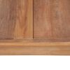 vidaXL Soffbord massiv teak med naturlig finish 60x60x40 cm