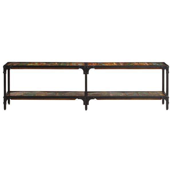 vidaXL Tv-bänk 150x30x41 cm massivt återvunnet trä