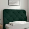 vidaXL Headboard Cushion Dark Green 90 cm Velvet