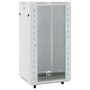 vidaXL 22U N&auml;tverkssk&aring;p med sv&auml;nghjul 19" IP20 60x60x120 cm