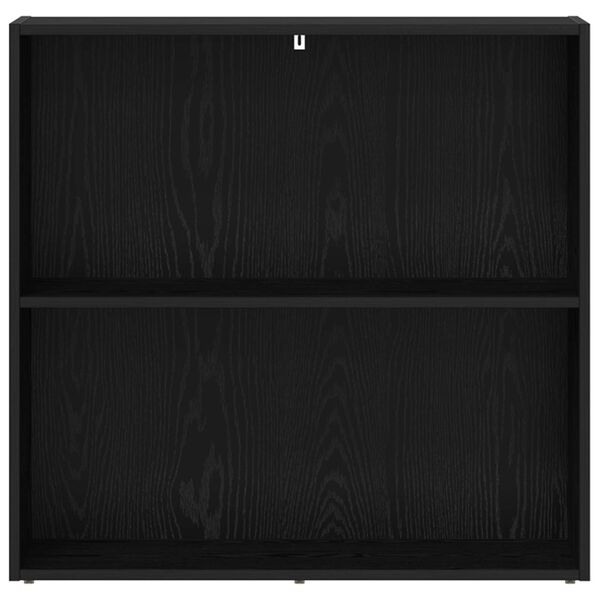 vidaXL Hyllsystem Svart Ek 60 x 30 x 76.5 cm Konstruerat tr&auml;