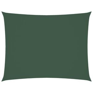 vidaXL Solsegel oxfordtyg rektangul&auml;rt 3,5x4,5 m m&ouml;rkgr&ouml;n