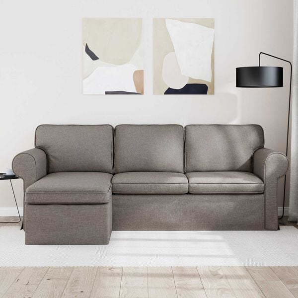 vidaXL Soffa Taupe
