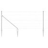 vidaXL St&auml;ngselstolpe Galvaniserad 50 x 1 m St&aring;l