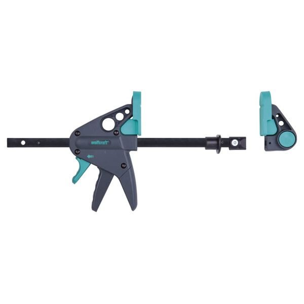 wolfcraft Arbetsbordstving PRO 65-150-W svart och gr&ouml;n