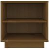 vidaXL Sängbord honungsbrun 40x34x40 cm massiv furu