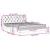 vidaXL Bed with Mattress Light Grey 160x200 cm Fabric