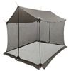 vidaXL Campingtarp med n&auml;tv&auml;ggar Brun Gr&aring; 270 x 210 x 210 cm