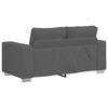 vidaXL Loveseat soffa m&ouml;rkgr&aring; 160x77x82 cm manchestertyg
