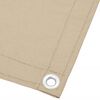 vidaXL Balkongsk&auml;rm beige 90x800 cm 100% polyester oxford