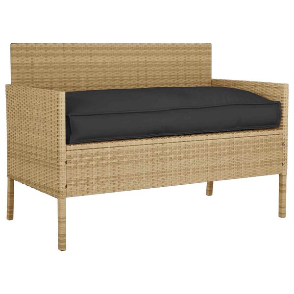 vidaXL Kudde Svart 120 x 60 x 12 cm Oxford Tyg