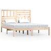 vidaXL S&auml;ngram massiv furu 160x200 cm