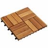 vidaXL Terrassplattor 20 pcs Brun 30 x 30 cm Akacia H&aring;rdtr&auml;