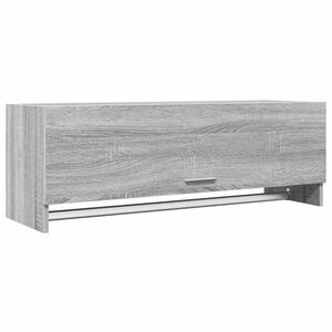vidaXL Kl&auml;dh&auml;ngare gr&aring; sonoma 100x32,5x35 cm konstruerat tr&auml;