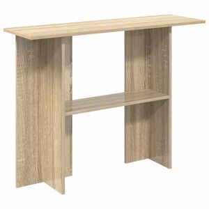 vidaXL Konsolbord Sonoma-ek 100 x 30 x 75 cm Konstruerat tr&auml;