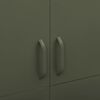vidaXL Garderob olivgr&ouml;n 90x50x180 cm st&aring;l