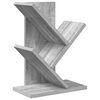 vidaXL Tr&auml; Bokhylla 3-Tier 30 x 18 x 40 cm Konstruerat tr&auml; Gr&aring; Sonoma