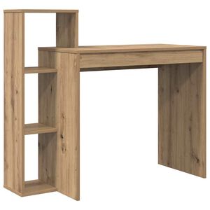 vidaXL Skrivbord Artisan Ek Konstruerat tr&auml; 100 x 40 x 90 cm