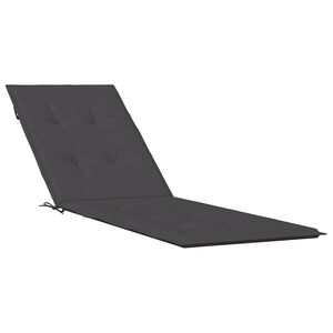 vidaXL Sols&auml;ngsdyna melerad antracit (75+105) x 50 x 4 cm tyg