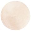vidaXL Mjuk matta HUARTE med kort lugg tv&auml;ttbar beige &Oslash; 120 cm