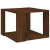 vidaXL Soffbord brun ek 40x40x30 cm konstruerat tr&auml;