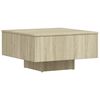 vidaXL Soffbord sonoma-ek 60x60x31,5 cm konstruerat tr&auml;