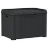vidaXL Dynbox antracit 125 L PP