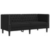 vidaXL Soffa Svart 174 x 74,5 x 70,5 cm PVC