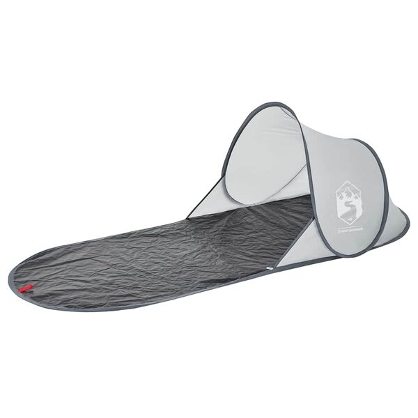 vidaXL Strandt&auml;lt gr&aring; pop-up vattent&auml;t