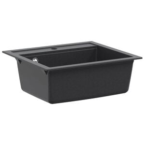 vidaXL Diskb&auml;nk enkelho Granit 60 x 51 x 30,5 cm Grafit