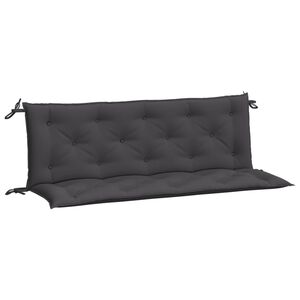 vidaXL B&auml;nkdynor f&ouml;r tr&auml;dg&aring;rden 2st antracit 150x50x7cm oxfordtyg