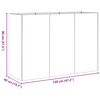 vidaXL Planteringsk&auml;rl rostig 120x40x80 cm v&auml;derbest&auml;ndigt st&aring;l
