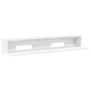 vidaXL Studio skrivbord Vit 130 x 36 x 19,5 cm Konstruerat tr&auml;