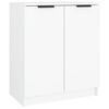 vidaXL Skosk&aring;p vit 59x35x70 cm konstruerat tr&auml;
