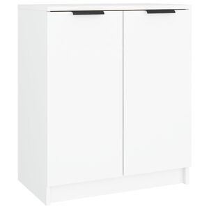 vidaXL Skosk&aring;p vit 59x35x70 cm konstruerat tr&auml;