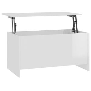 vidaXL Soffbord vit h&ouml;gglans 102x55,5x52,5 cm konstruerat tr&auml;
