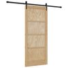 vidaXL Skjutd&ouml;rr ORKDAL 86 x 198,5 cm Massiv furu Naturlig