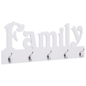 vidaXL V&auml;ggkrokar FAMILY 74x29,5 cm