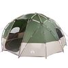 vidaXL Dome T&auml;lt med tak med lagring Gr&ouml;n 475 x 475 x 235 cm taffeta
