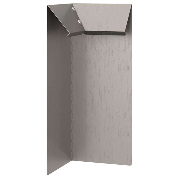 vidaXL Snigelfence Rostig 10 x 10 x 25 cm V&auml;derbest&auml;ndig st&aring;l