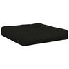vidaXL 1-delad Sittdyna VIANEN 100% Polyester Svart 70 x 70 x 12 cm