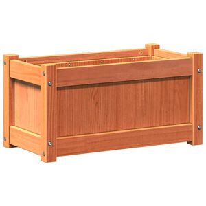 vidaXL Odlingsl&aring;da vaxbrun 60x31x31 cm massiv furu